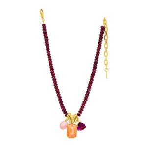 NEW TOVA women's san angelo necklace in purple
